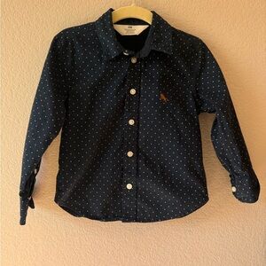 H&M Dark Blue Kids Button-Up Shirt